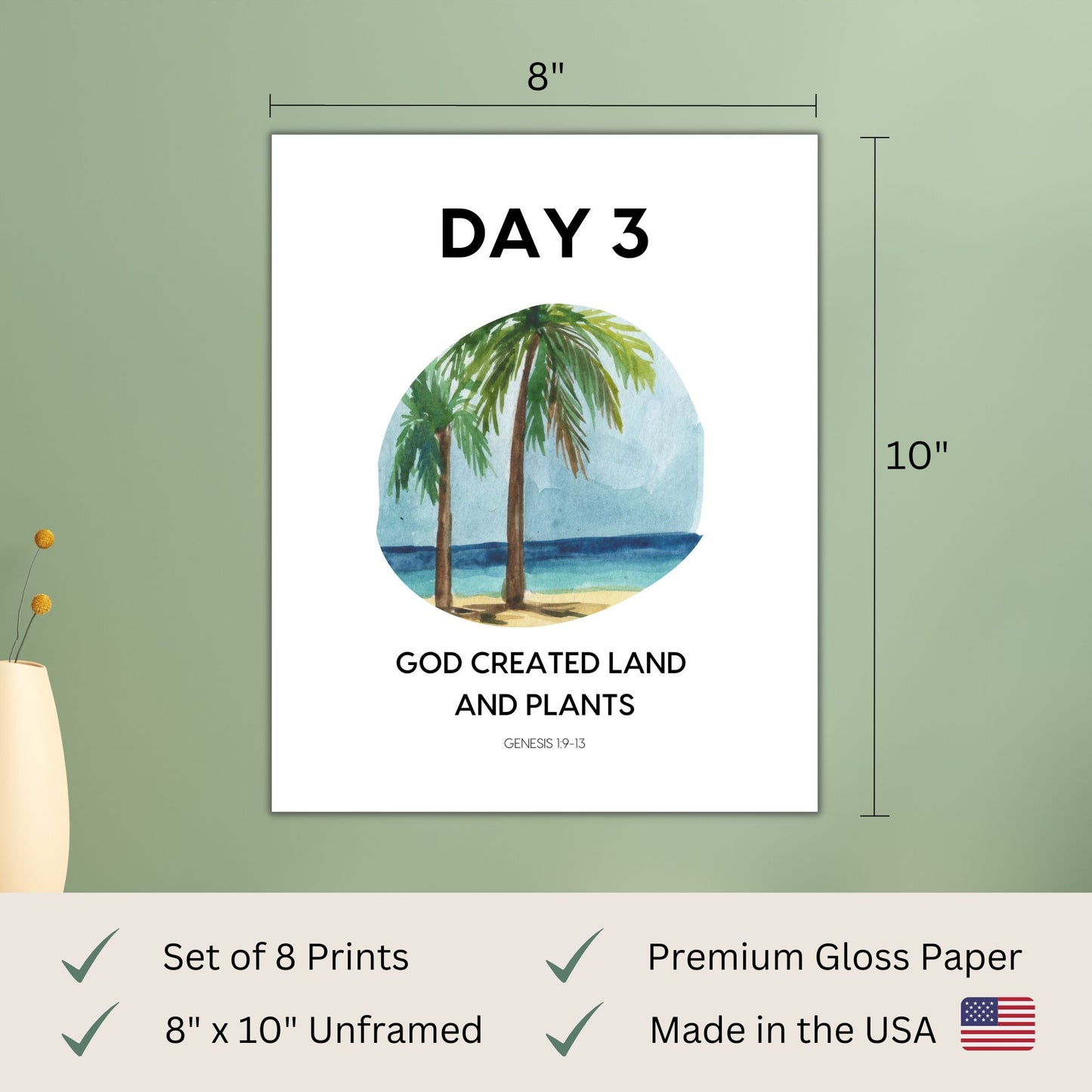 In the Beginning Mini-Poster Series, Days of Creation Posters