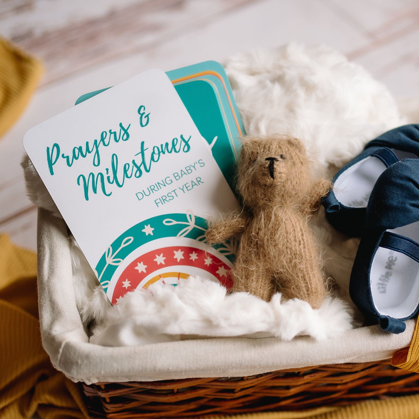 Prayer & Milestone Cards for Baby's First Year - Rainbow